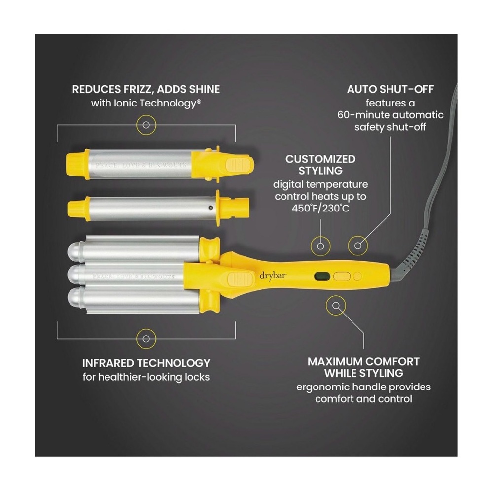 Drybar Mixologist Interchangeable Styling Iron Set (NIB) - Picture 7 of 9